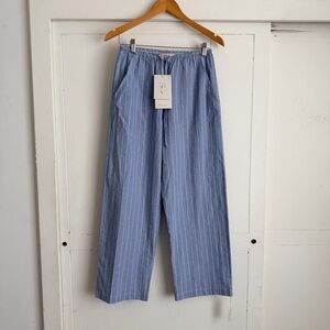 Christy Dawn Taavi Pant - Spruce Pinstripe